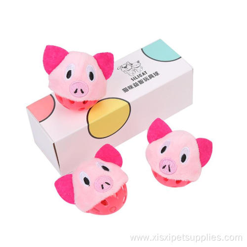 plush cat toy set with gift box package